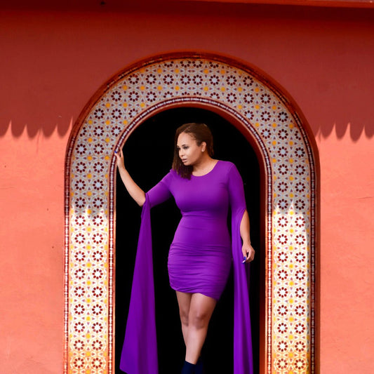 The Journey Dress in Purple - KOKO HARLEY