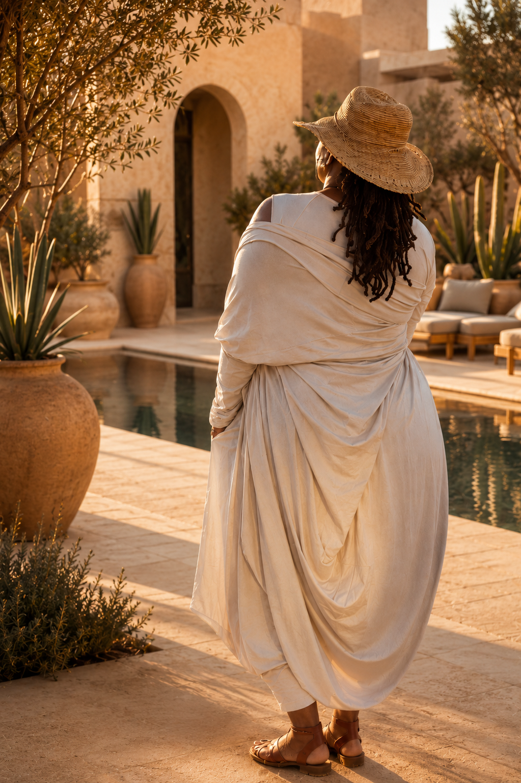 Moroccan Duster Desert Sand