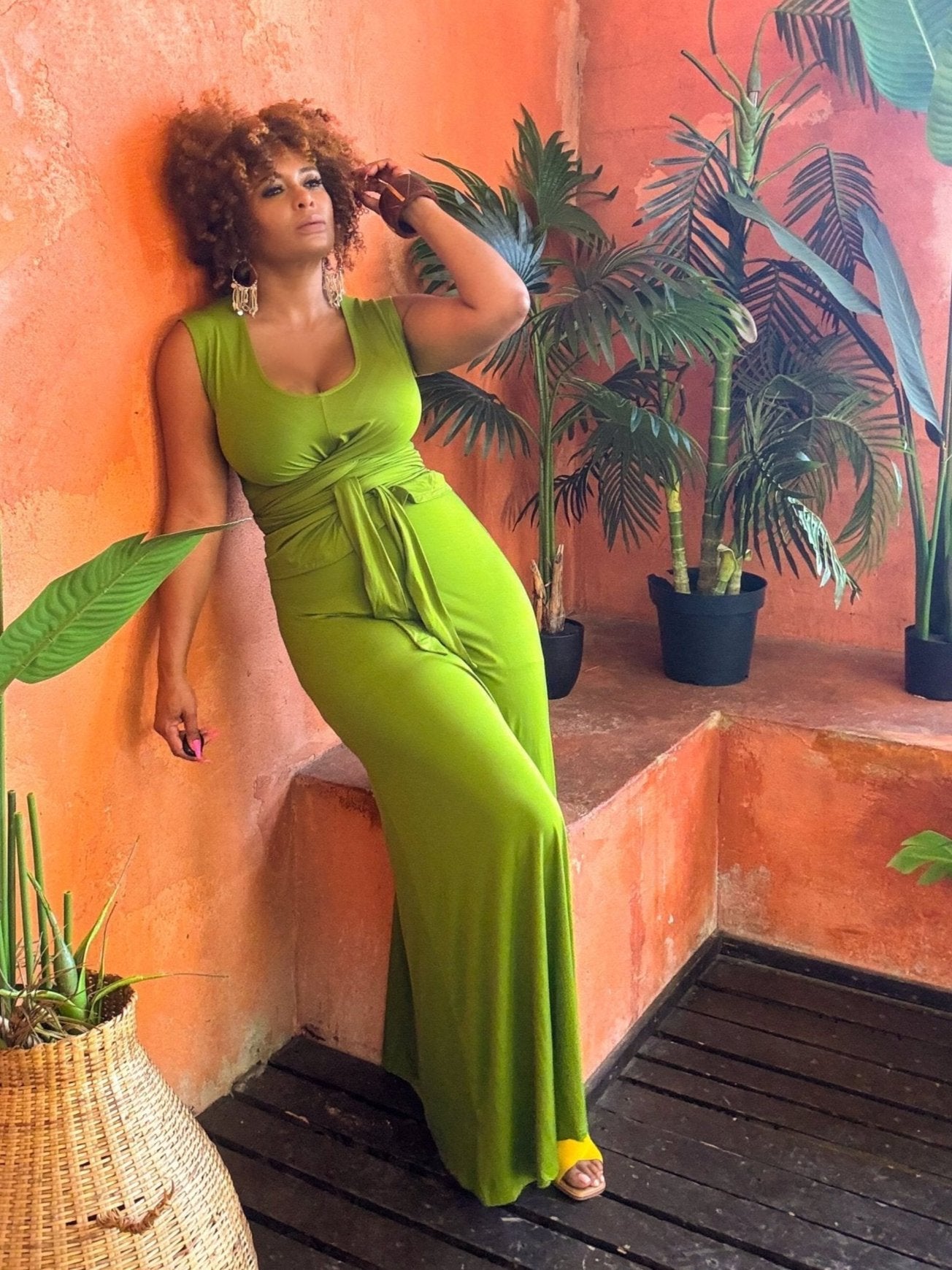 Moroccan Wrap Top and Skirt Set - KOKO HARLEY