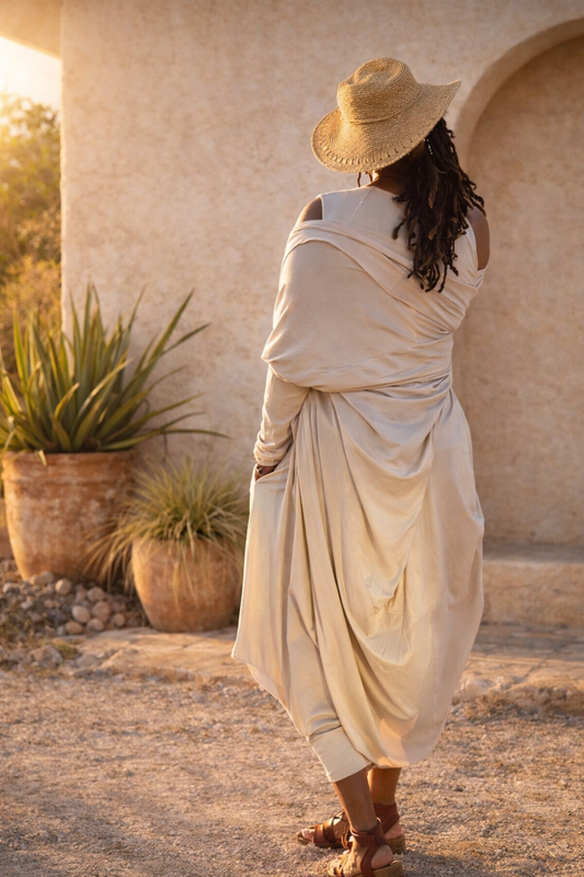 Moroccan Duster- Desert Sand